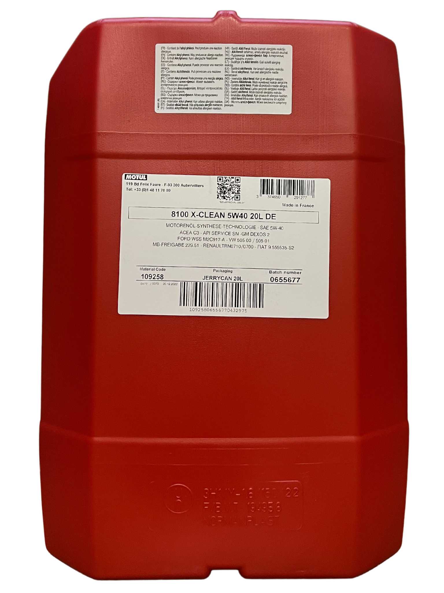 Motul 8100 X-clean 5W-40