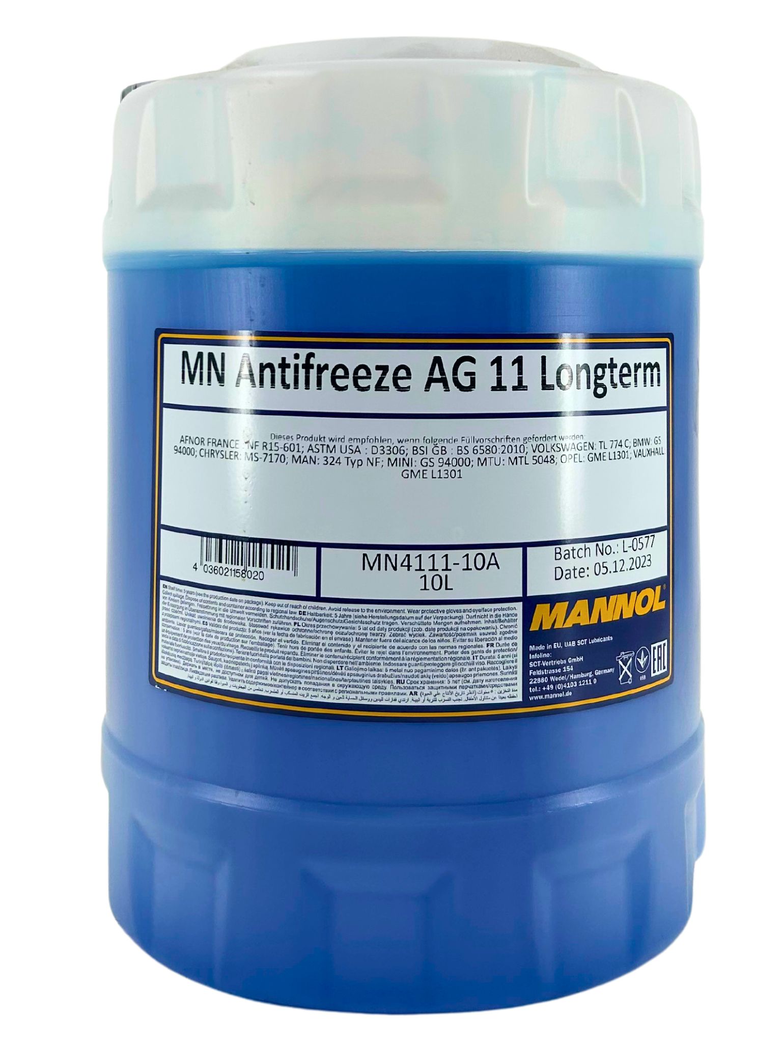 Mannol Antifreeze AG11 Frostschutz Konzentrat